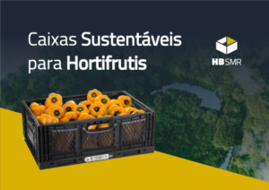 Caixa sustentáveis para hortifrutis